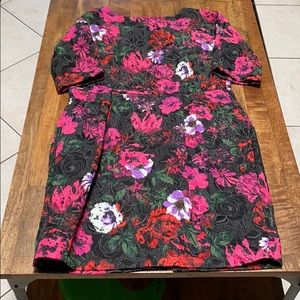 Asos Peplum Floral dress